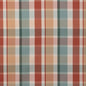2023107-519 FISHER PLAID TEAL/SPICE LEE JOFA Fabrics Drapery Upholstery