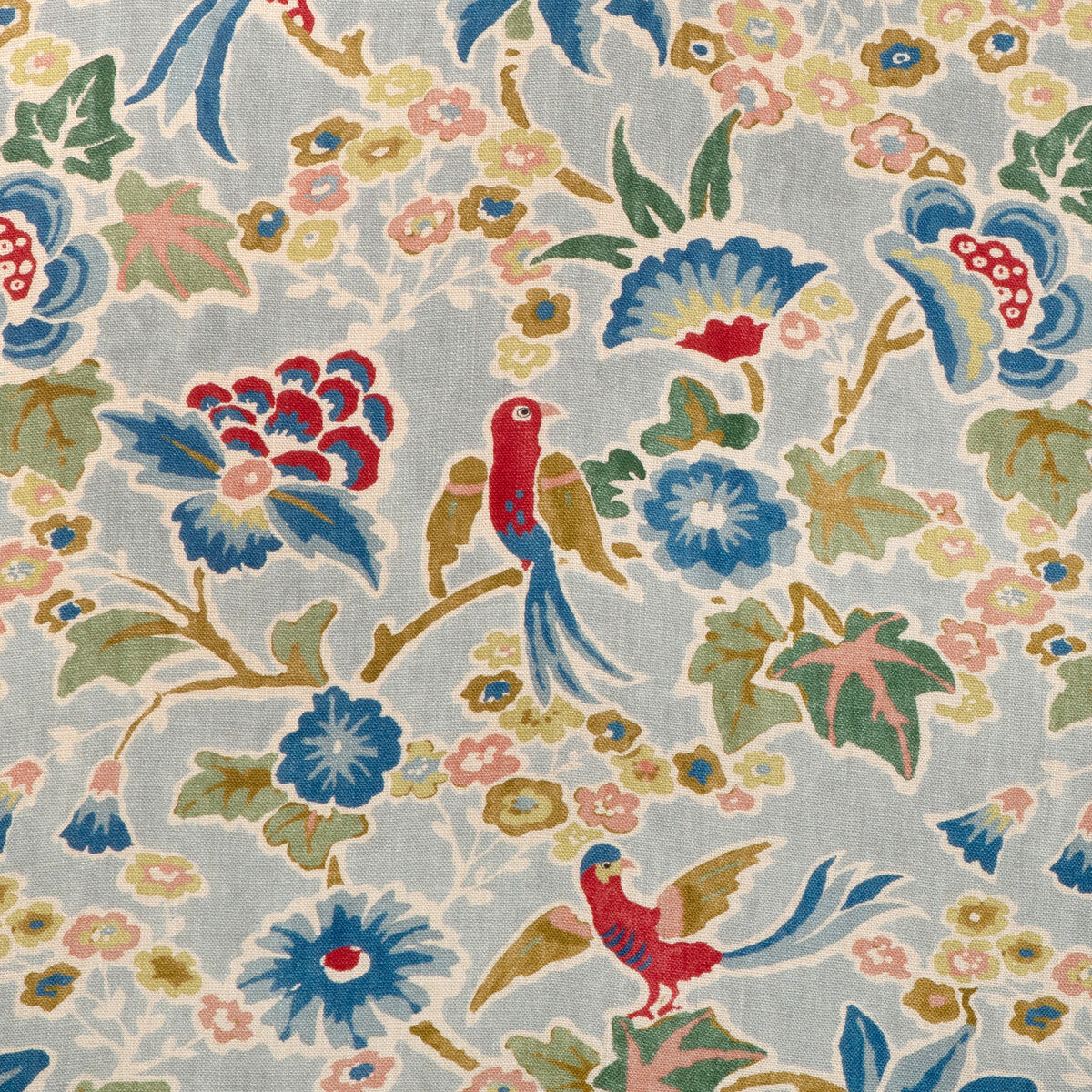 2023142-519 POSY PRINT BLUE/MULTI LEE JOFA Fabrics Drapery Upholstery