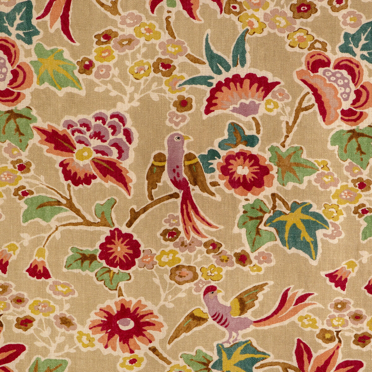 2023142-73 POSY PRINT BERRY/LEAF LEE JOFA Fabrics Drapery Upholstery