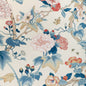 2023143-195 GARDENIA PRINT BLUE/RED LEE JOFA Fabrics Drapery Upholstery