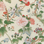 2023143-319 GARDENIA PRINT RED/GREEN LEE JOFA Fabrics Drapery Upholstery