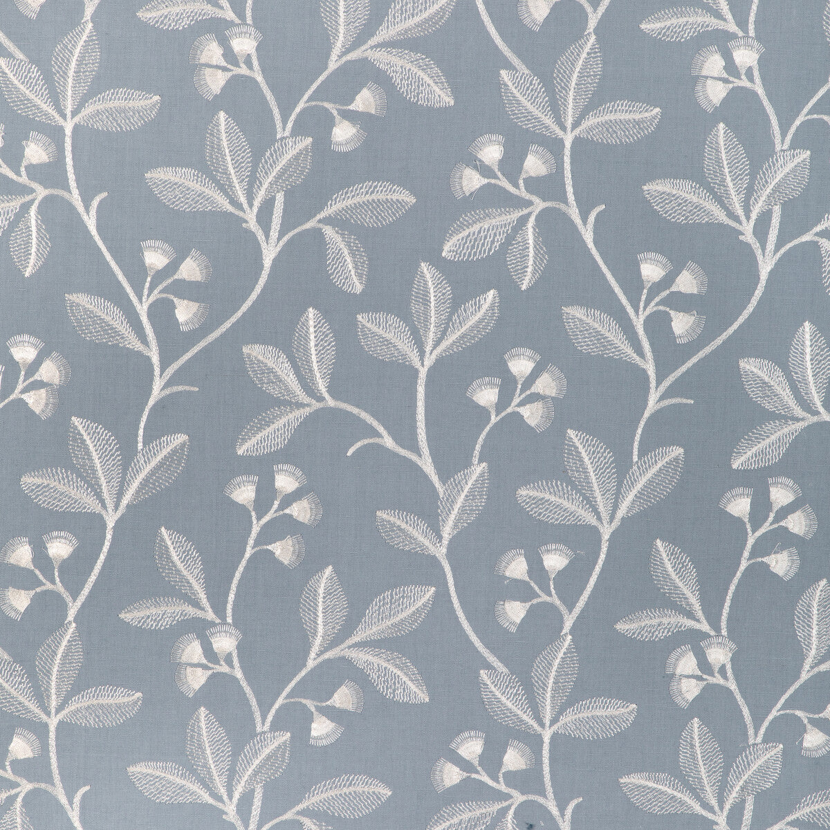 2023144-5 IRIS EMBROIDERY BLUE LEE JOFA DRAPERY