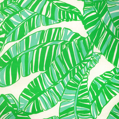 2025111-31 GO BANANAS WHITE/GREEN LEE JOFA Fabrics Drapery Upholstery