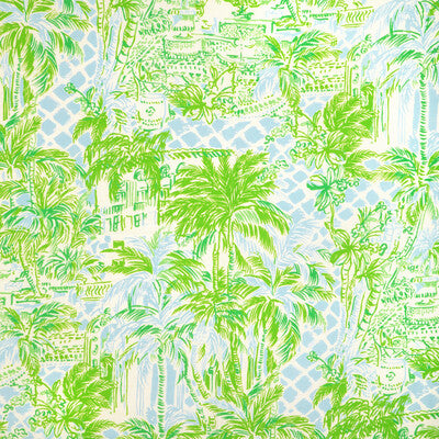2025113-153 PALM BEACH BLUE/GREEN LEE JOFA Fabrics Drapery Upholstery