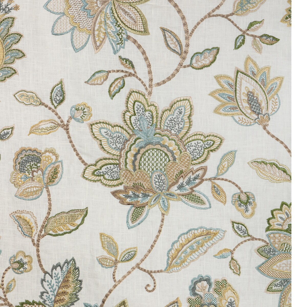 2025142-330 MAYFAIR EMB OLIVE LEE JOFA Fabric