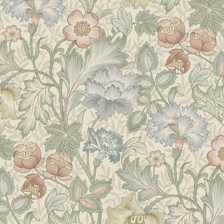 2037 JANE MURAL Natural Schumacher Wallpaper