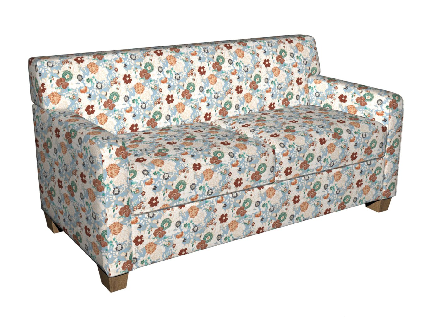 20420-03 Floral nan Aqua & Teal Charlotte Select