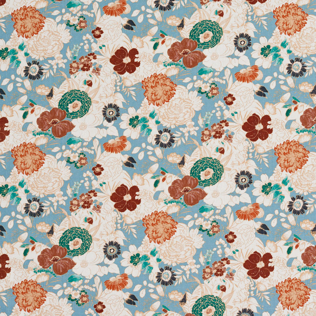 20420-03 Floral nan Aqua & Teal Charlotte Select