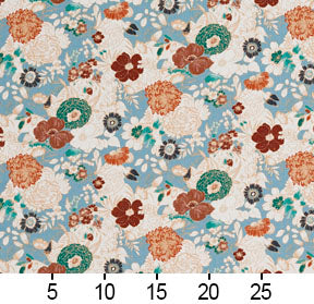 20420-03 Floral nan Aqua & Teal Charlotte Select