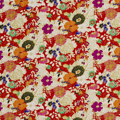 20420-04 Floral nan Orange & Rust,Purple,Red & Burgundy Charlotte Select