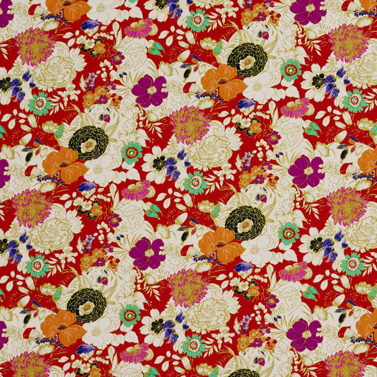 20420-04 Floral nan Orange & Rust,Purple,Red & Burgundy Charlotte Select