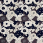 20450-01 Abstract & Geometric,Floral nan Black,Grey & Silver Charlotte Select