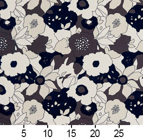 20450-01 Abstract & Geometric,Floral nan Black,Grey & Silver Charlotte Select