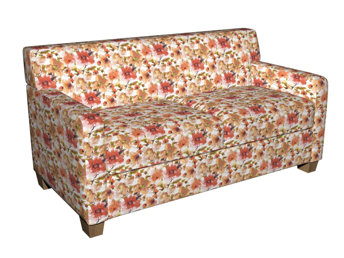 20460-03 Floral nan Coral & Peach Charlotte Select