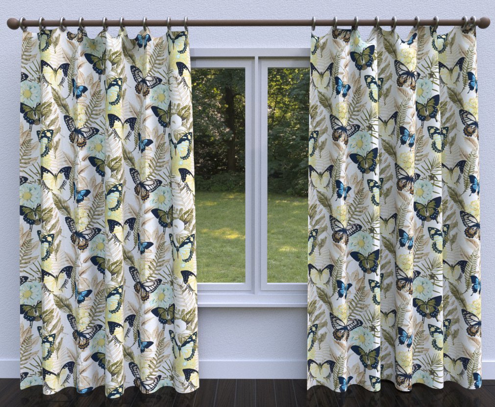 20470-02 Floral,Tropical & Botanical nan Aqua & Teal,Green Charlotte Select