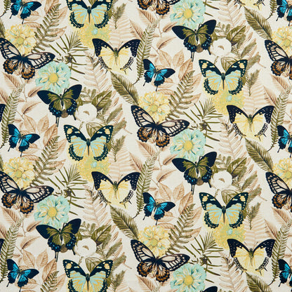 20470-02 Floral,Tropical & Botanical nan Aqua & Teal,Green Charlotte Select
