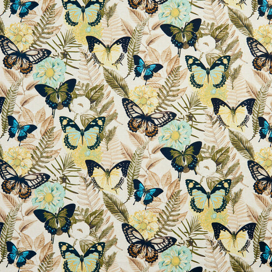 20470-02 Floral,Tropical & Botanical nan Aqua & Teal,Green Charlotte Select