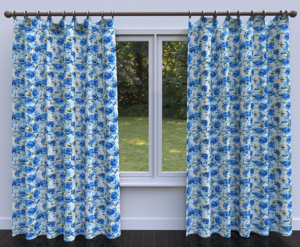 20480-02 Floral nan Blue Charlotte Select