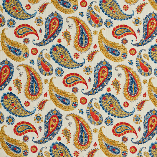 20490-02 Paisley nan Blue,Red & Burgundy Charlotte Select