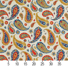 20490-02 Paisley nan Blue,Red & Burgundy Charlotte Select