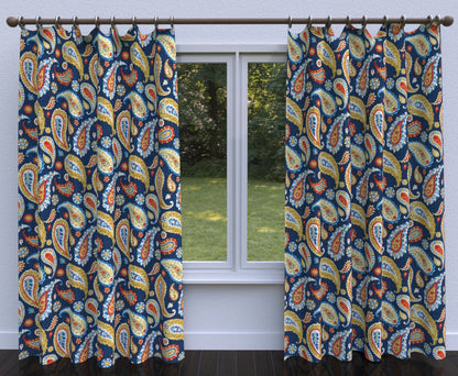 20490-03 Paisley nan Blue,Red & Burgundy Charlotte Select