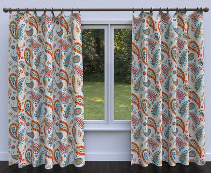 20490-04 Paisley nan Orange & Rust Charlotte Select