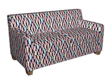20510-01 Abstract & Geometric,Leaves nan Aqua & Teal,Black,Pink Charlotte Select