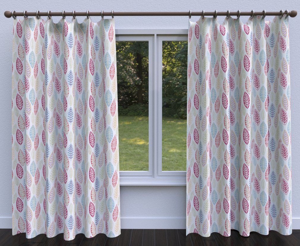 20510-02 Abstract & Geometric,Leaves nan Pink Charlotte Select