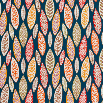 20510-03 Abstract & Geometric,Leaves nan Black,Orange & Rust Charlotte Select