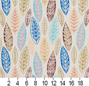 20510-04 Abstract & Geometric,Leaves nan Blue Charlotte Select