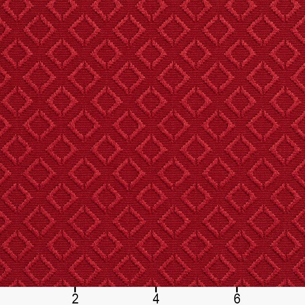 20640-04 Abstract & Geometric,Diamonds,Small Scale nan Red & Burgundy Charlotte Select