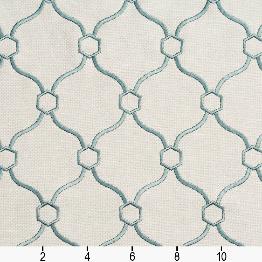 20910-14 Abstract & Geometric nan Aqua & Teal Charlotte Select