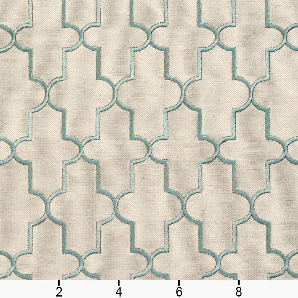 20930-05 Abstract & Geometric nan Aqua & Teal Charlotte Select