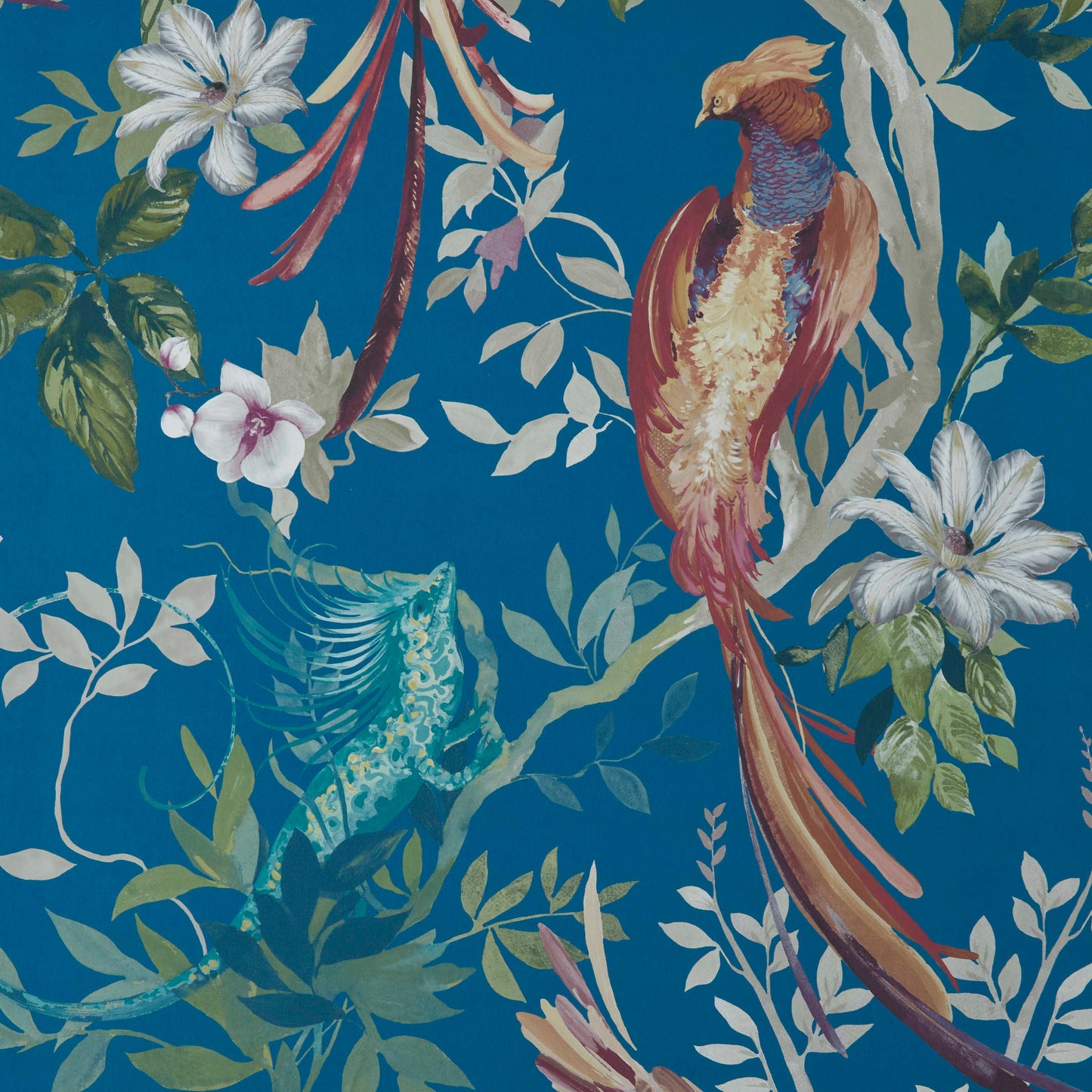 210915704 1838-Wallcoverings WALLPAPER - WP # 04 ROYAL BLUE PAVILION