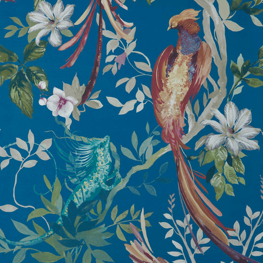 210915704 1838-Wallcoverings WALLPAPER - WP # 04 ROYAL BLUE PAVILION
