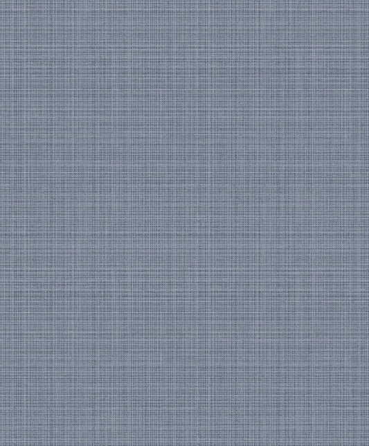 2231902 Etten Studios Essential Textures Wallpaper Crosshatch Linen Metallic Slate Blue
