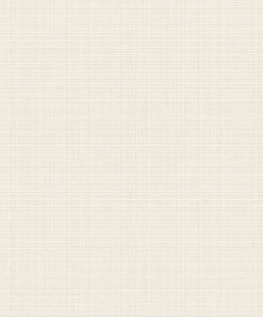 2231903 Etten Studios Essential Textures Wallpaper Crosshatch Linen Metallic Ivory