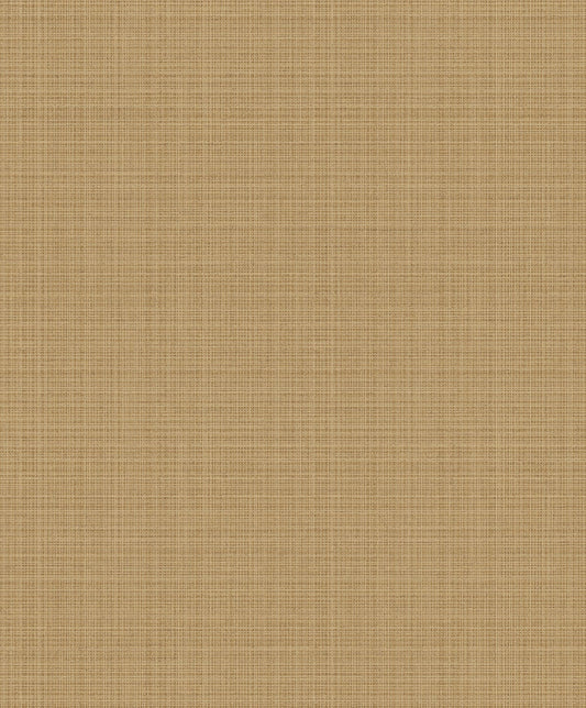 2231915 Etten Studios Essential Textures Wallpaper Crosshatch Linen Metallic Antique Brass