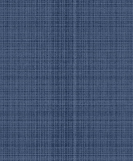 2231922 Etten Studios Essential Textures Wallpaper Crosshatch Linen Metallic Storm Blue