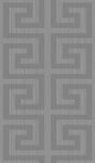 2232002 Etten Studios Essential Textures Wallpaper Greek Key Metallic Silver & Earl Gray