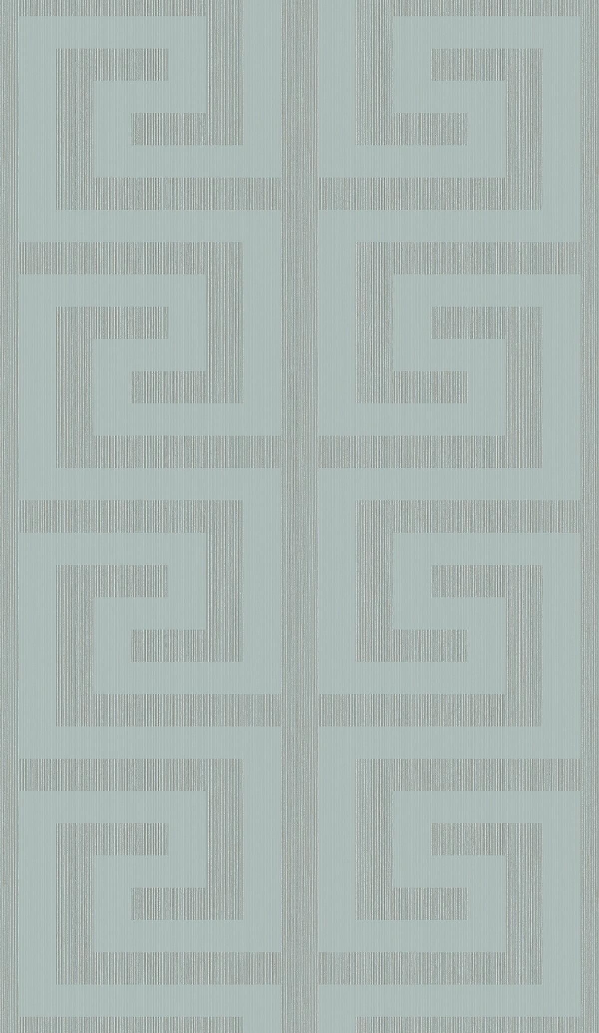 2232004 Etten Studios Essential Textures Wallpaper Greek Key Metallic Sea Green