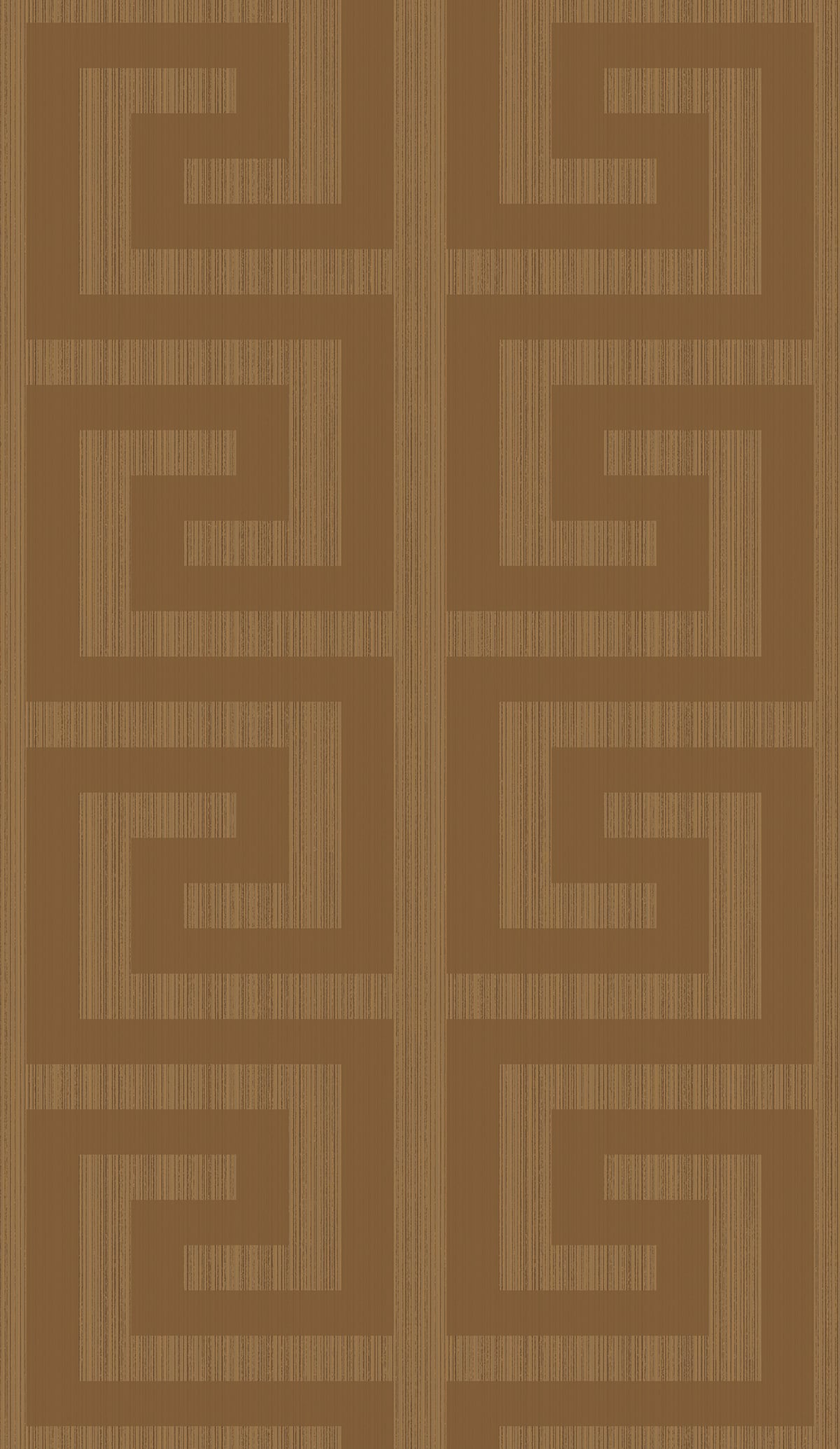 2232006 Etten Studios Essential Textures Wallpaper Greek Key Metallic Terra Cotta