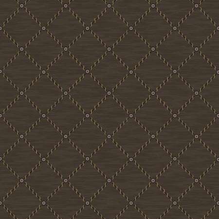 2264 GOLDEN TRELLIS Brown And Gold Schumacher Wallpaper