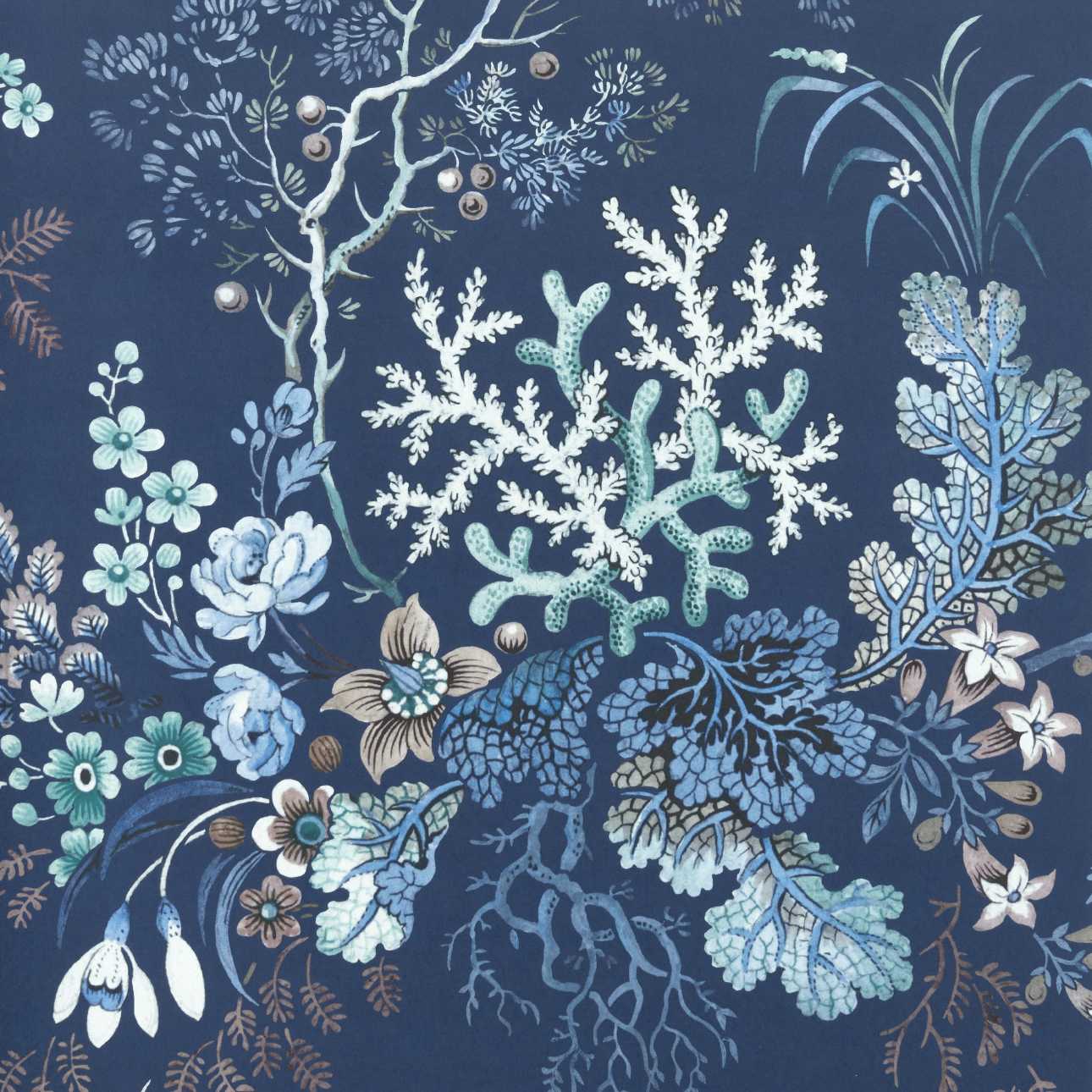 231116603 1838-Wallcoverings WALLPAPER - WP # 03 OCEAN BLUE V&A