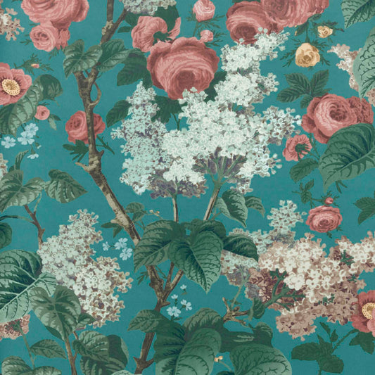 231116803 1838-Wallcoverings WALLPAPER - WP # 03 TEAL V&A