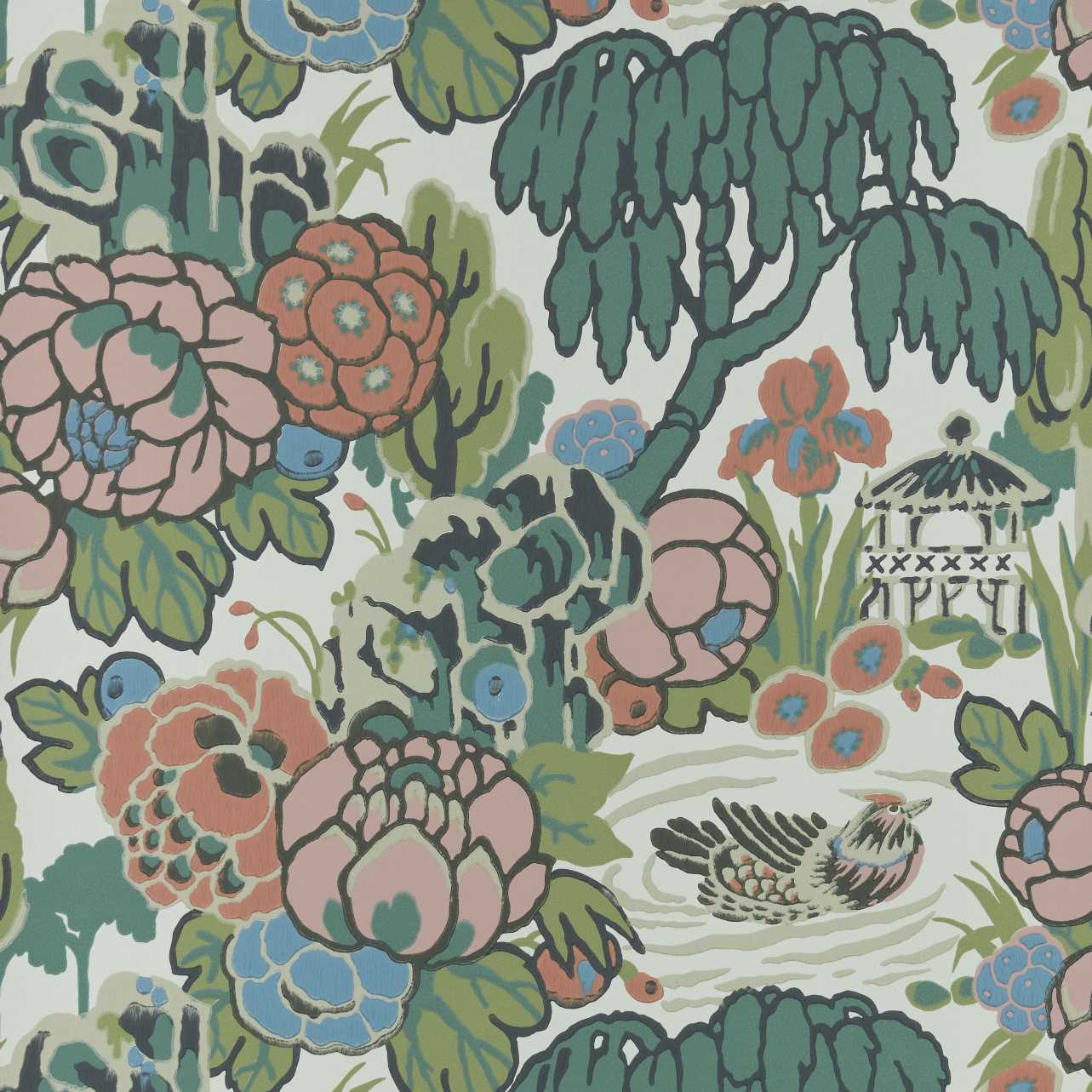 231116902 1838-Wallcoverings WALLPAPER - WP # 02 CORAL V&A