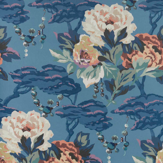 231117002 1838-Wallcoverings WALLPAPER - WP # 02 INDIGO V&A