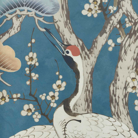 231117401 1838-Wallcoverings WALLPAPER - WP # 01 PRUSSIAN BLUE V&A