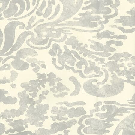 2330-41OAW SAN MARCO Gray On Off White Quadrille Wallpaper