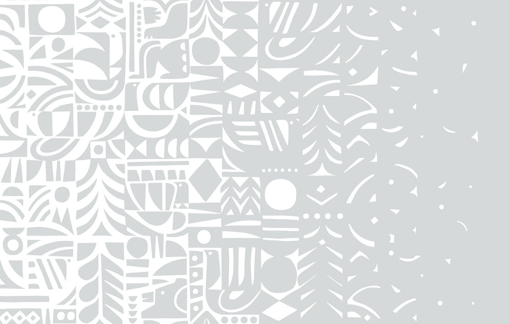 23326X Marimekko Marimekko Vol. 5 Wallpaper Yön Varjo Gray and Off-White